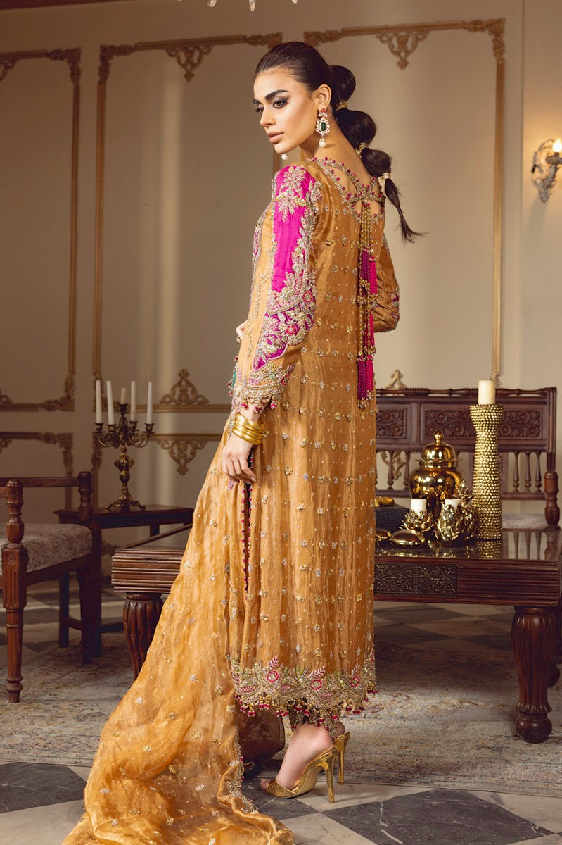 Sara Rohale Asghar Luxury Organza Hand Made 3 Piece Unstitched Sultanique SRA
