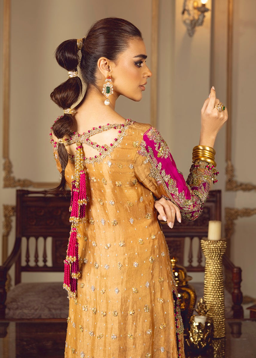 Sara Rohale Asghar Luxury Organza Hand Made 3 Piece Unstitched Sultanique SRA