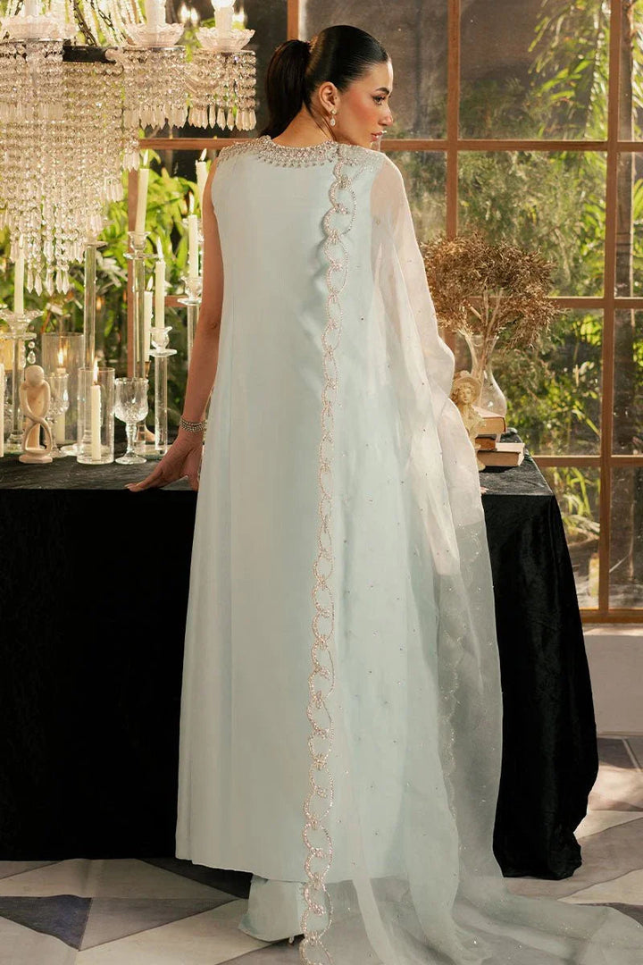 KHAKAA Luxury Raw Silk Hand Embllishment Collection 03 ICELIS Wedding Festive - 3 Pieces Raw Silk - Zainabjees