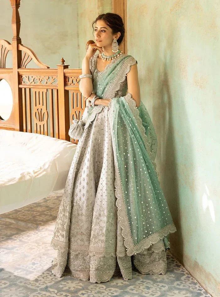 Zainab Chottani Net Embroidered Unstitched 3 Piece Shahnoor - 3 Pieces Net Embroidered - Zainabjees