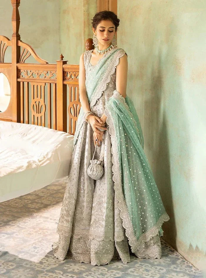 Zainab Chottani Net Embroidered Unstitched 3 Piece Shahnoor - 3 Pieces Net Embroidered - Zainabjees