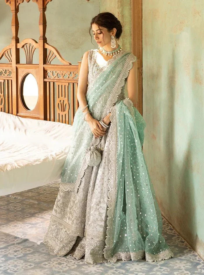 Zainab Chottani Net Embroidered Unstitched 3 Piece Shahnoor - 3 Pieces Net Embroidered - Zainabjees