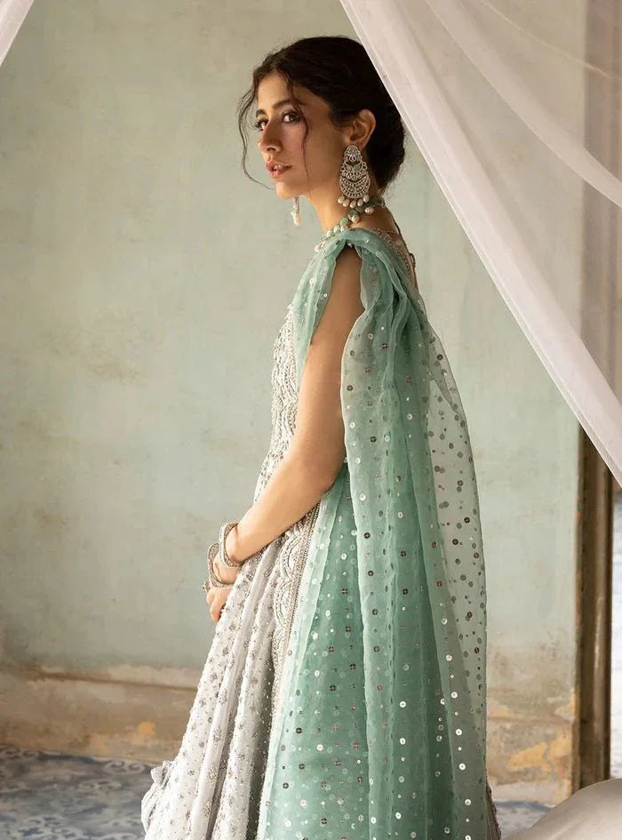 Zainab Chottani Net Embroidered Unstitched 3 Piece Shahnoor - 3 Pieces Net Embroidered - Zainabjees