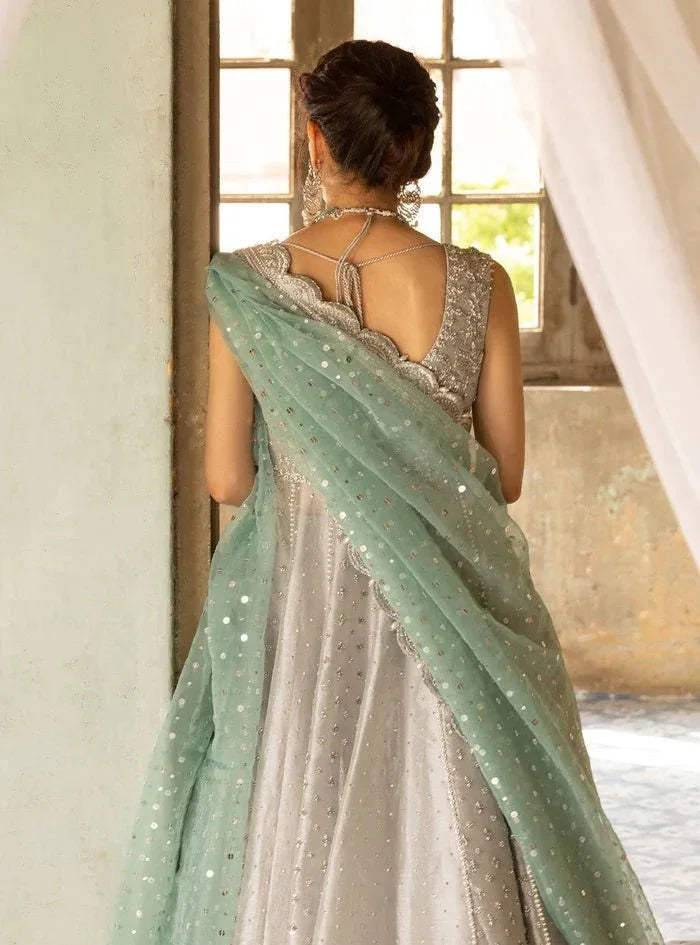 Zainab Chottani Net Embroidered Unstitched 3 Piece Shahnoor - 3 Pieces Net Embroidered - Zainabjees