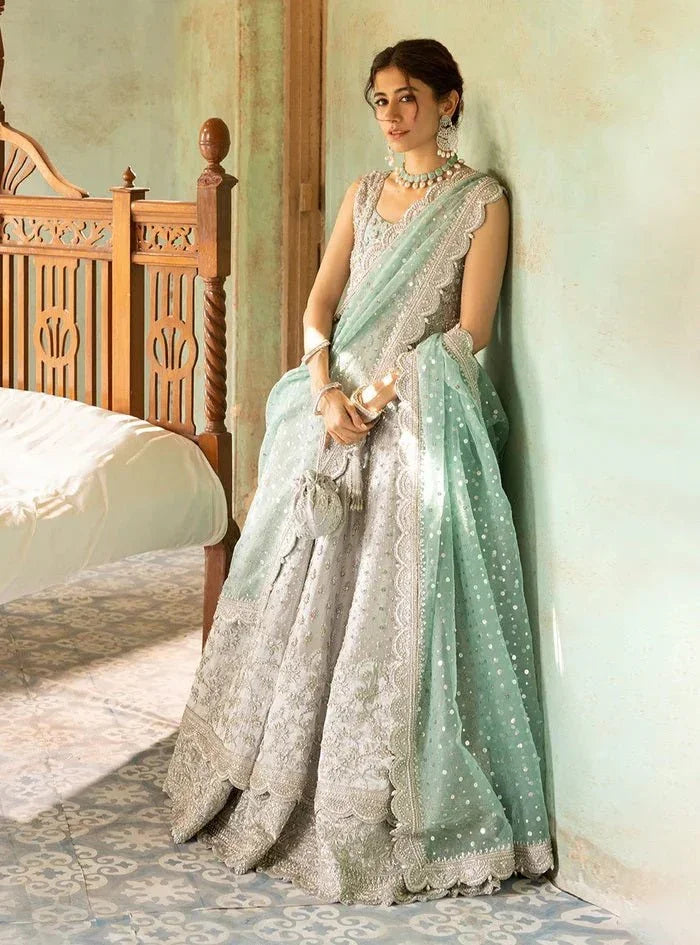 Zainab Chottani Net Embroidered Unstitched 3 Piece Shahnoor - 3 Pieces Net Embroidered - Zainabjees