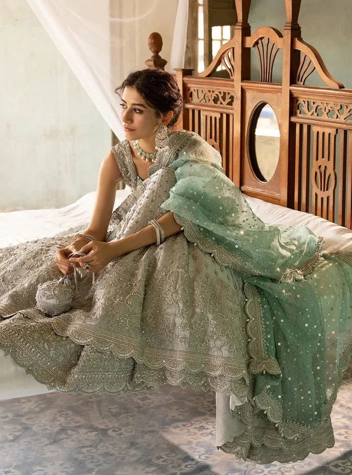 Zainab Chottani Net Embroidered Unstitched 3 Piece Shahnoor - 3 Pieces Net Embroidered - Zainabjees