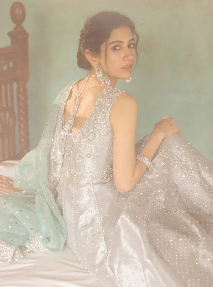 Zainab Chottani Net Embroidered Unstitched 3 Piece Shahnoor - 3 Pieces Net Embroidered - Zainabjees