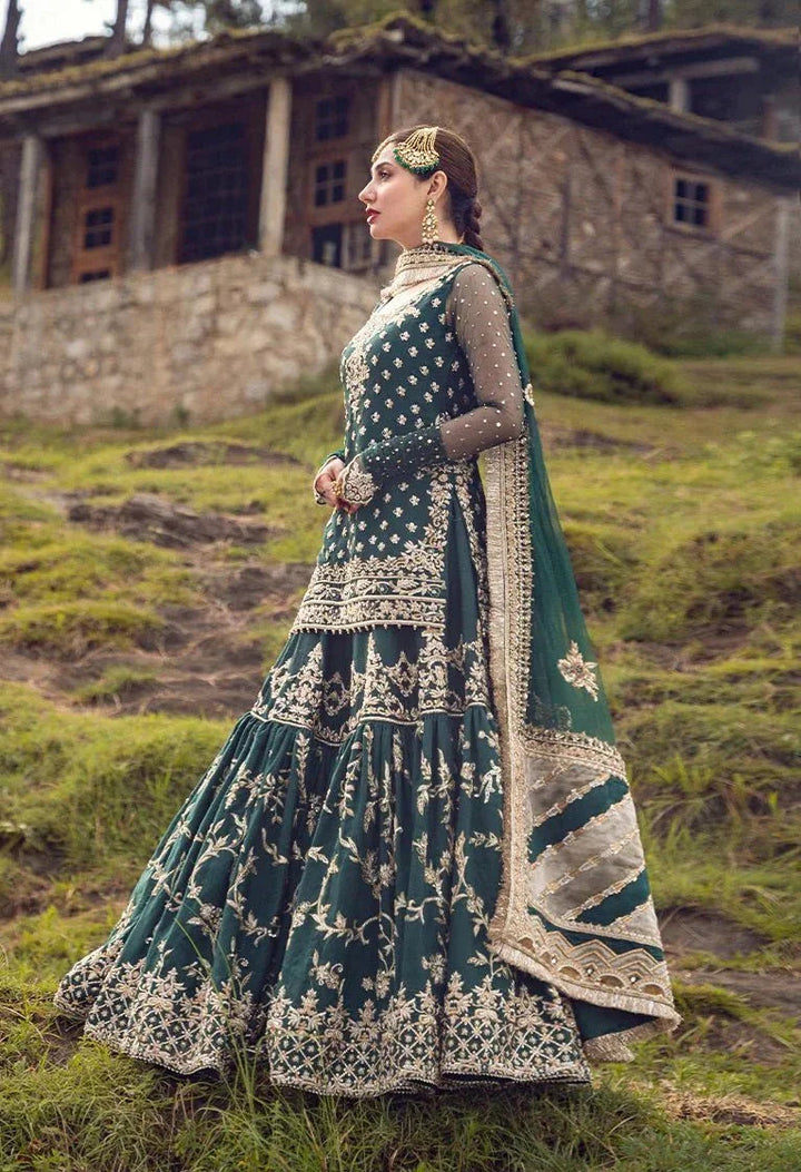 Faiza Saqlain Formal Luxury Raw Silk Unstitched 3 Piece Durkhanai - 3 Pieces Raw Silk - Zainabjees