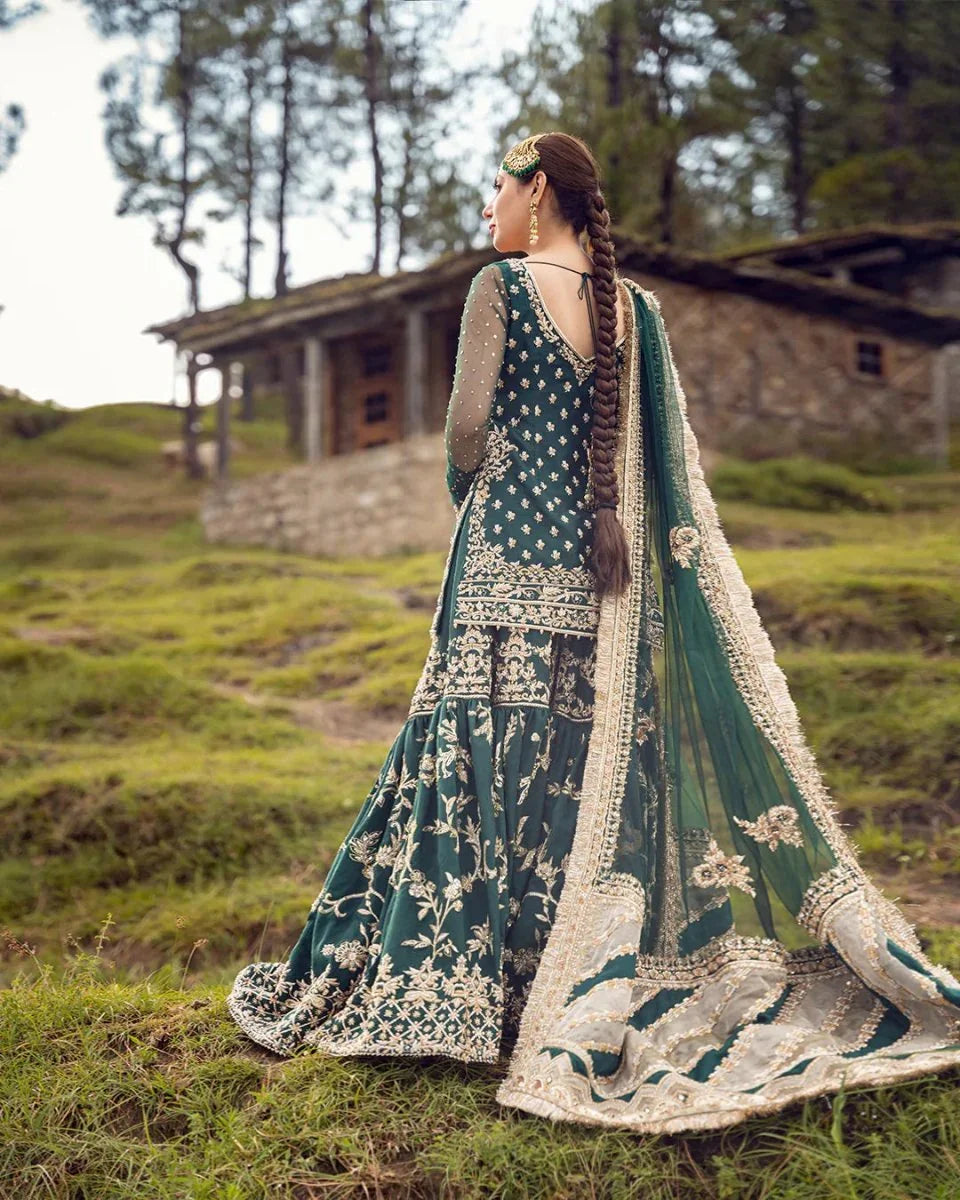 Faiza Saqlain Formal Luxury Raw Silk Unstitched 3 Piece Durkhanai - 3 Pieces Raw Silk - Zainabjees
