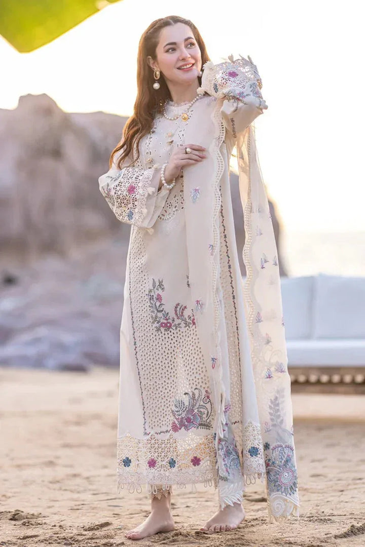 Qalamkar Luxury Chiken Kari Lawn Unstitched 3 Pieces FP - 09 SELIN - 3 Pieces Lawn - Zainabjees