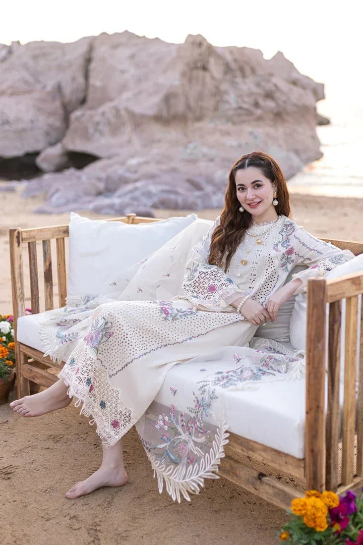 Qalamkar Luxury Chiken Kari Lawn Unstitched 3 Pieces FP - 09 SELIN - 3 Pieces Lawn - Zainabjees