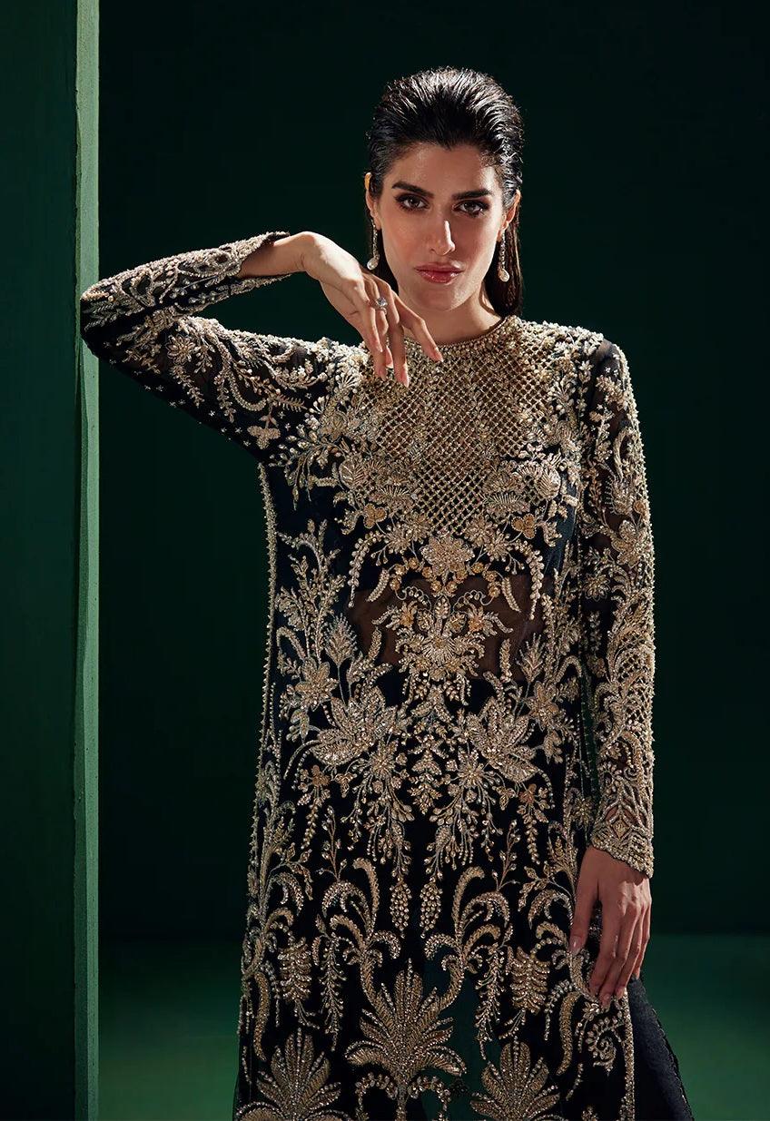 Soraya Luxe Wedding Festive Oraganza Hande Embroidered Unstitched ECLAT