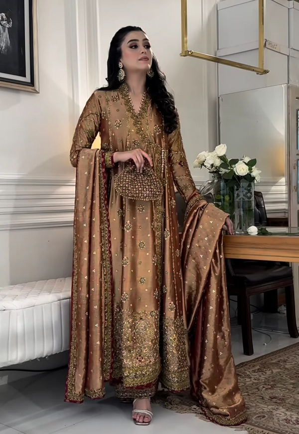 Haris Shakeel Luxury Maysoori Unstitched Collection Aswad-08