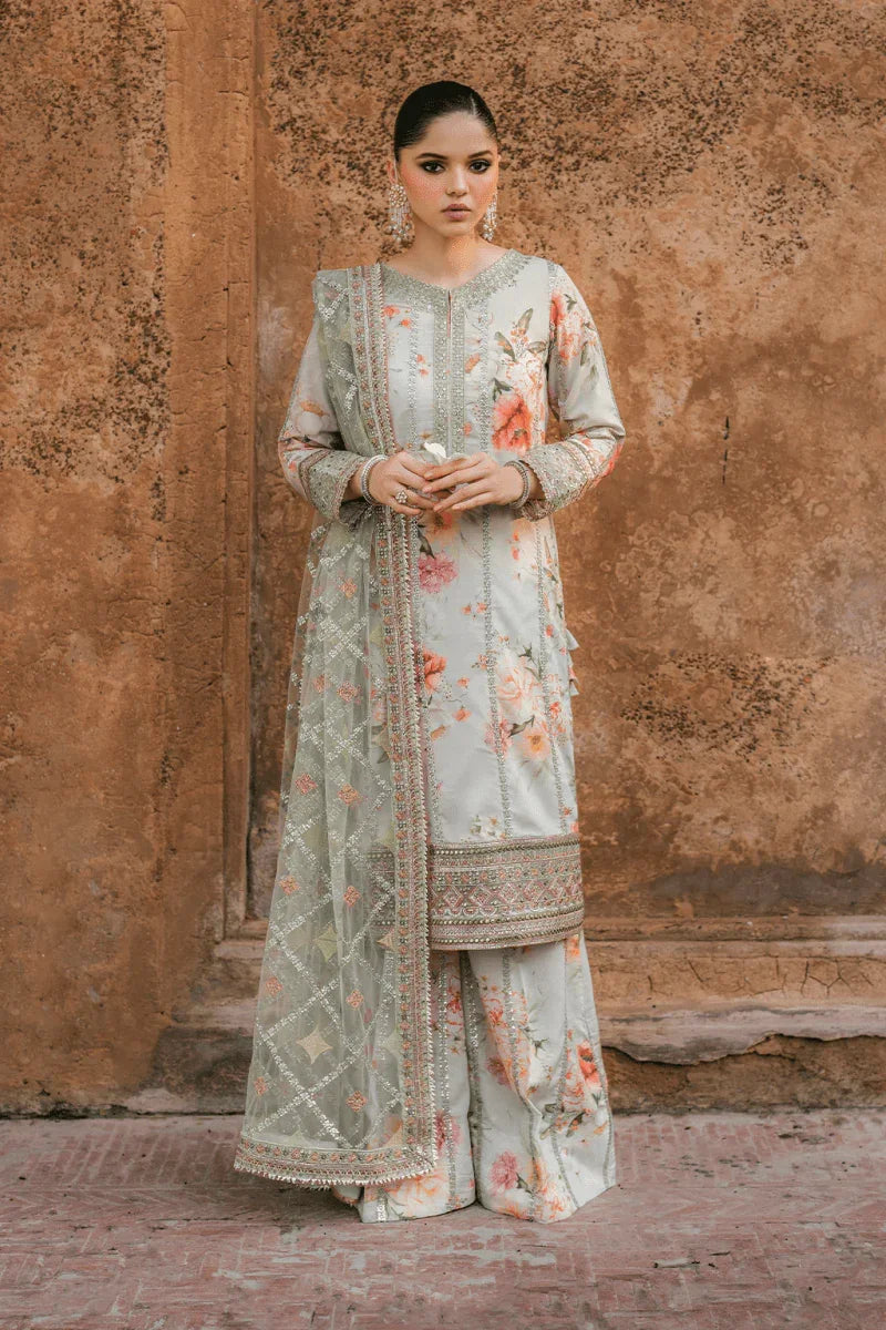Iznik Luxury Lawn Eid Collection 3 Pc Unstitched UE 311 - 3 Pieces Lawn - Zainabjees