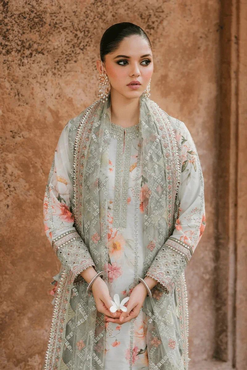 Iznik Luxury Lawn Eid Collection 3 Pc Unstitched UE 311 - 3 Pieces Lawn - Zainabjees