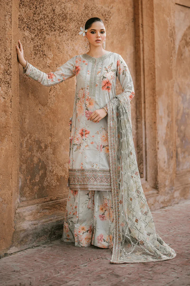 Iznik Luxury Lawn Eid Collection 3 Pc Unstitched UE 311 - 3 Pieces Lawn - Zainabjees