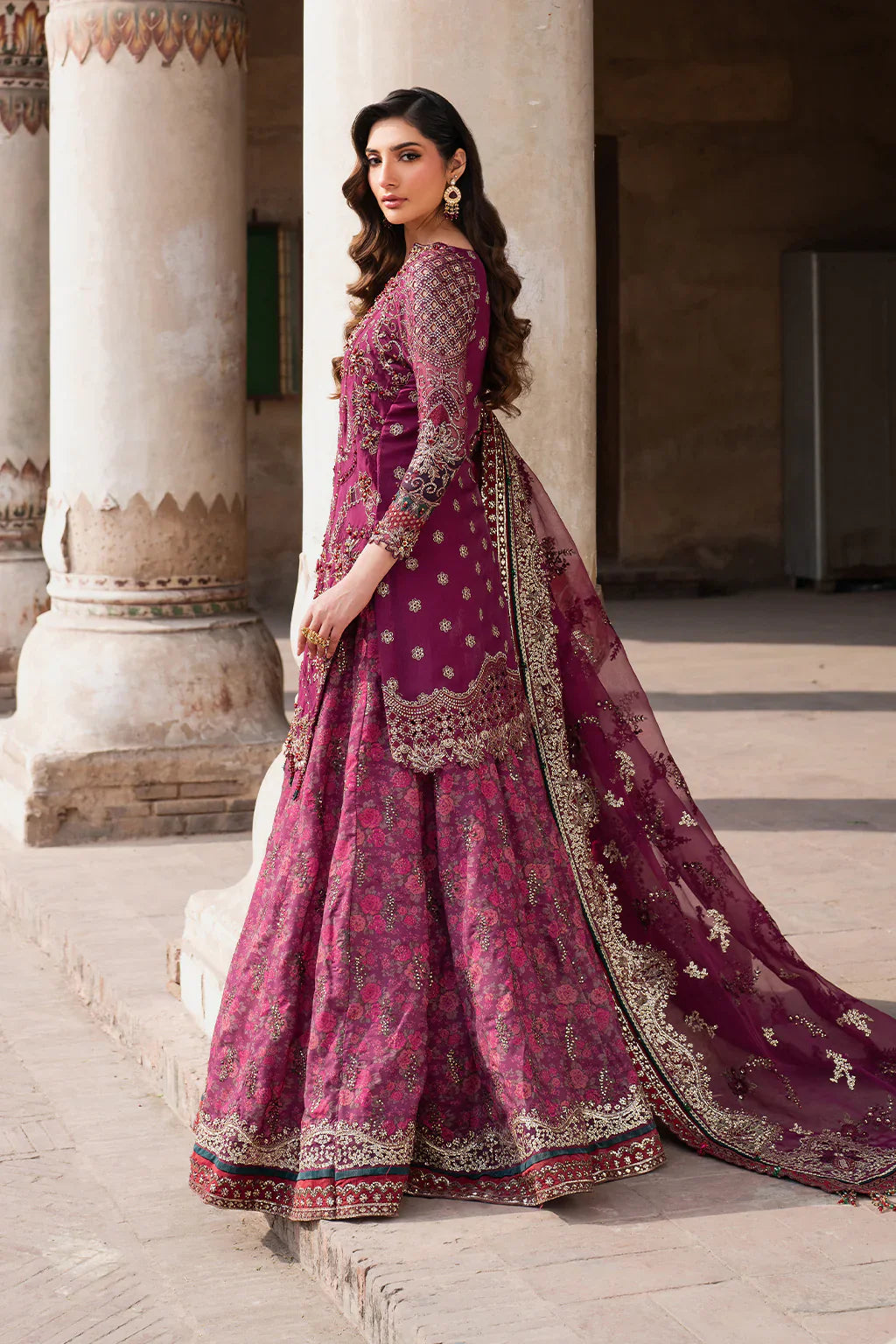 Iznik Luxury Organza Embroidered Collection ILC-04