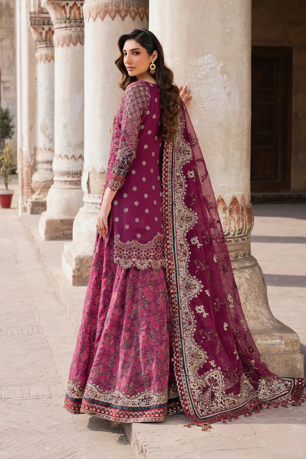Iznik Luxury Organza Embroidered Collection ILC-04