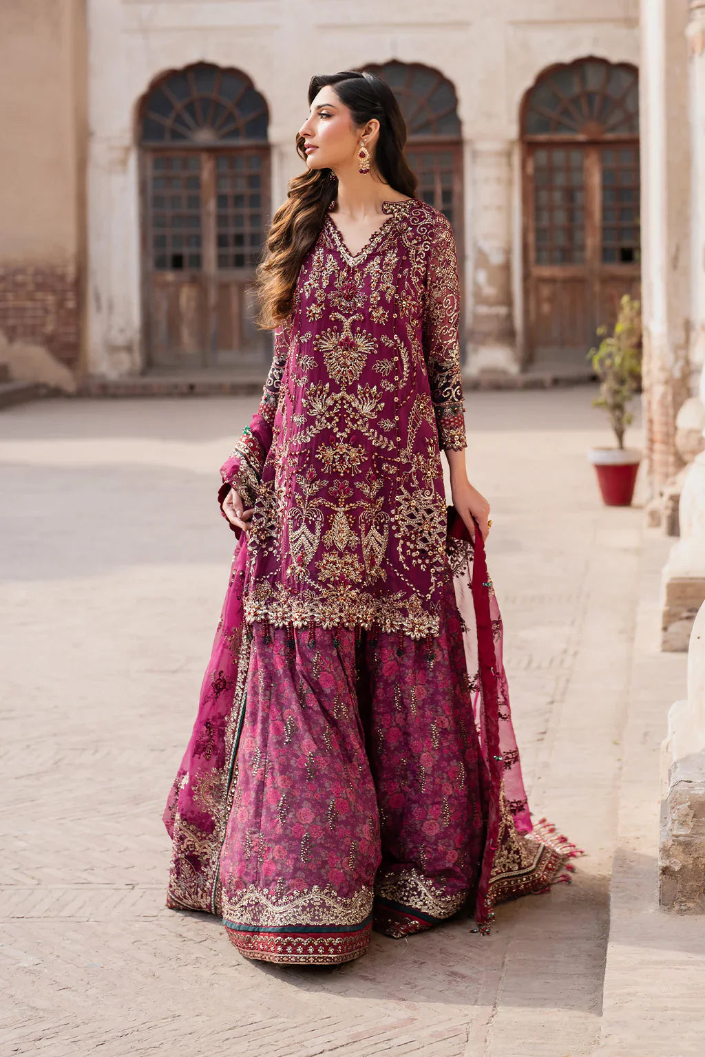 Iznik Luxury Organza Embroidered Collection ILC-04