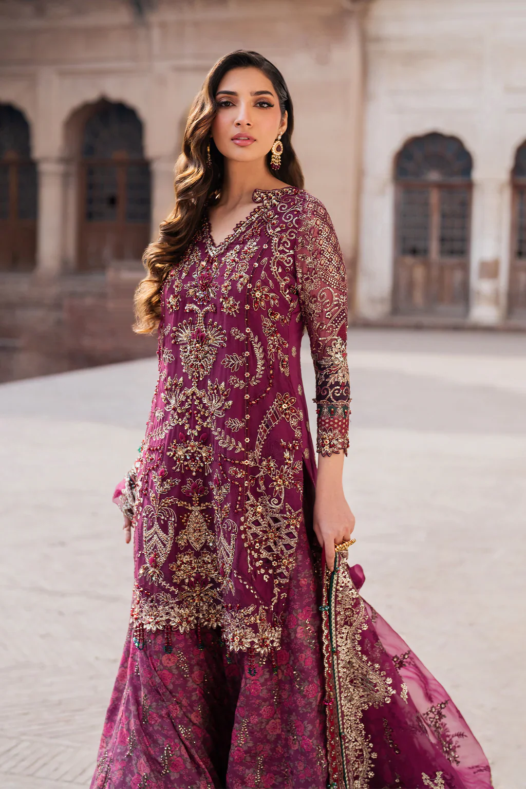 Iznik Luxury Organza Embroidered Collection ILC-04