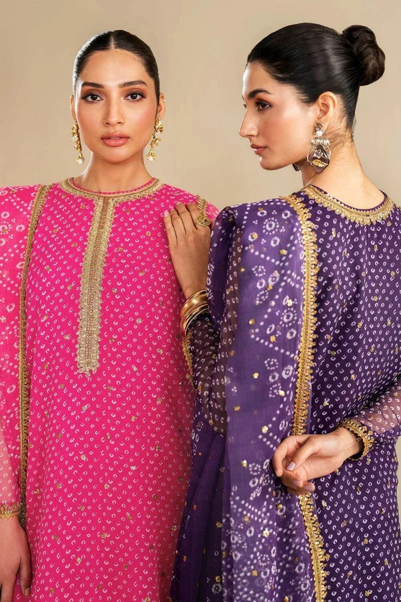 Baroque Elegant Swiss Lawn 3 Piece Unstitched SF - 626 - 3 Pieces Lawn - Zainabjees