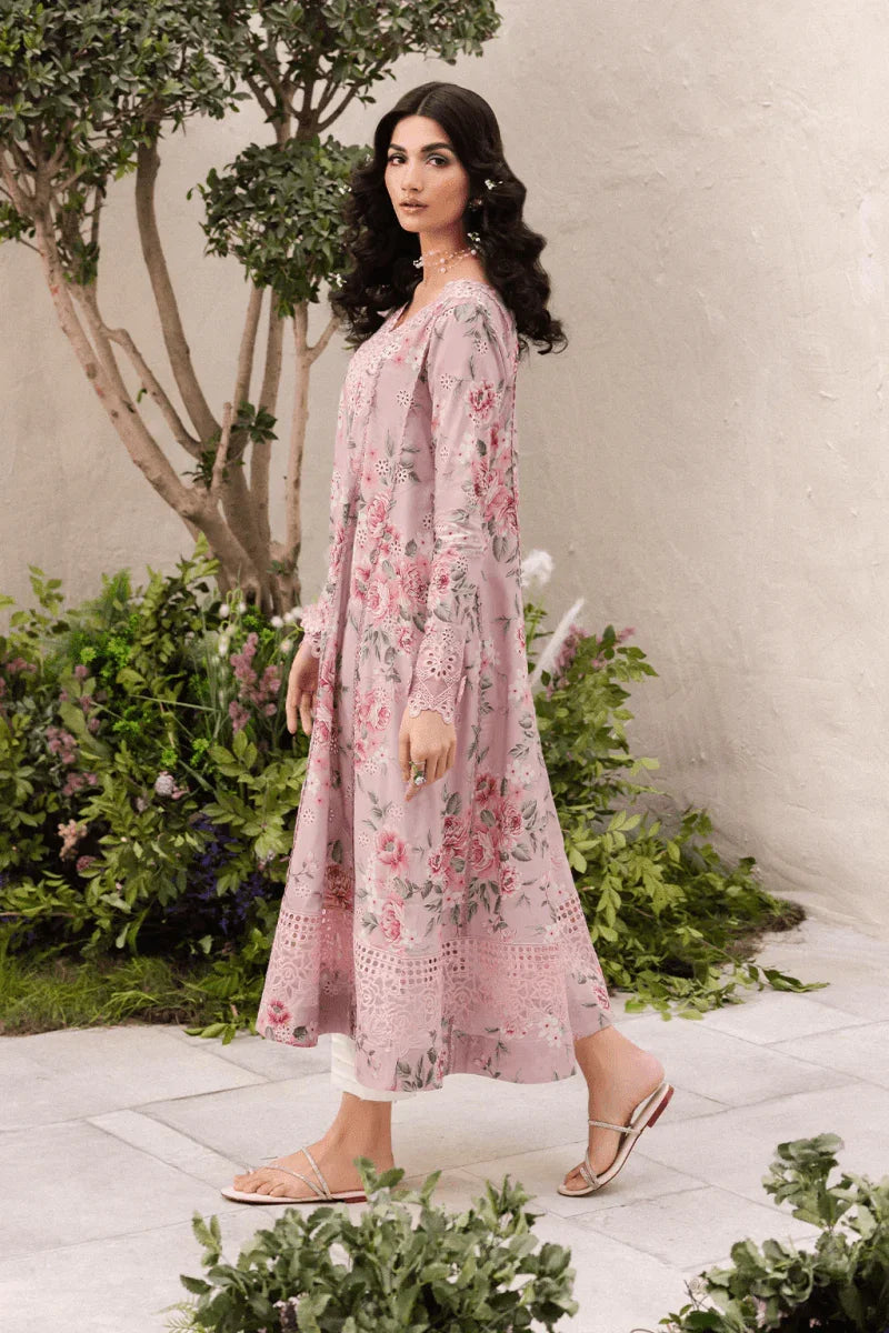 Dahlia by Iznik Embroidered Lawn Suits Unstitched 3 Piece DL - 09 Whisper - Summer Collection - 3 Pieces Lawn - Zainabjees