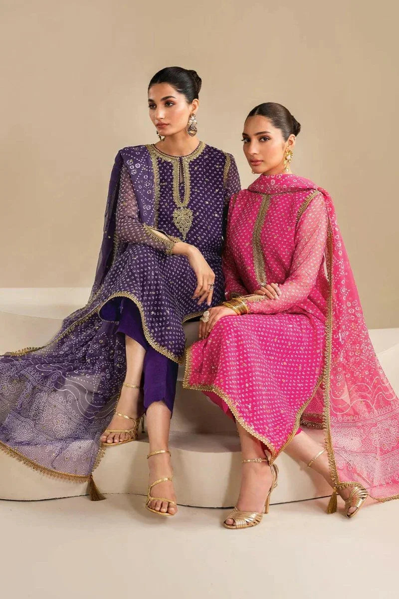 Baroque Elegant Swiss Lawn 3 Piece Unstitched SF - 626 - 3 Pieces Lawn - Zainabjees