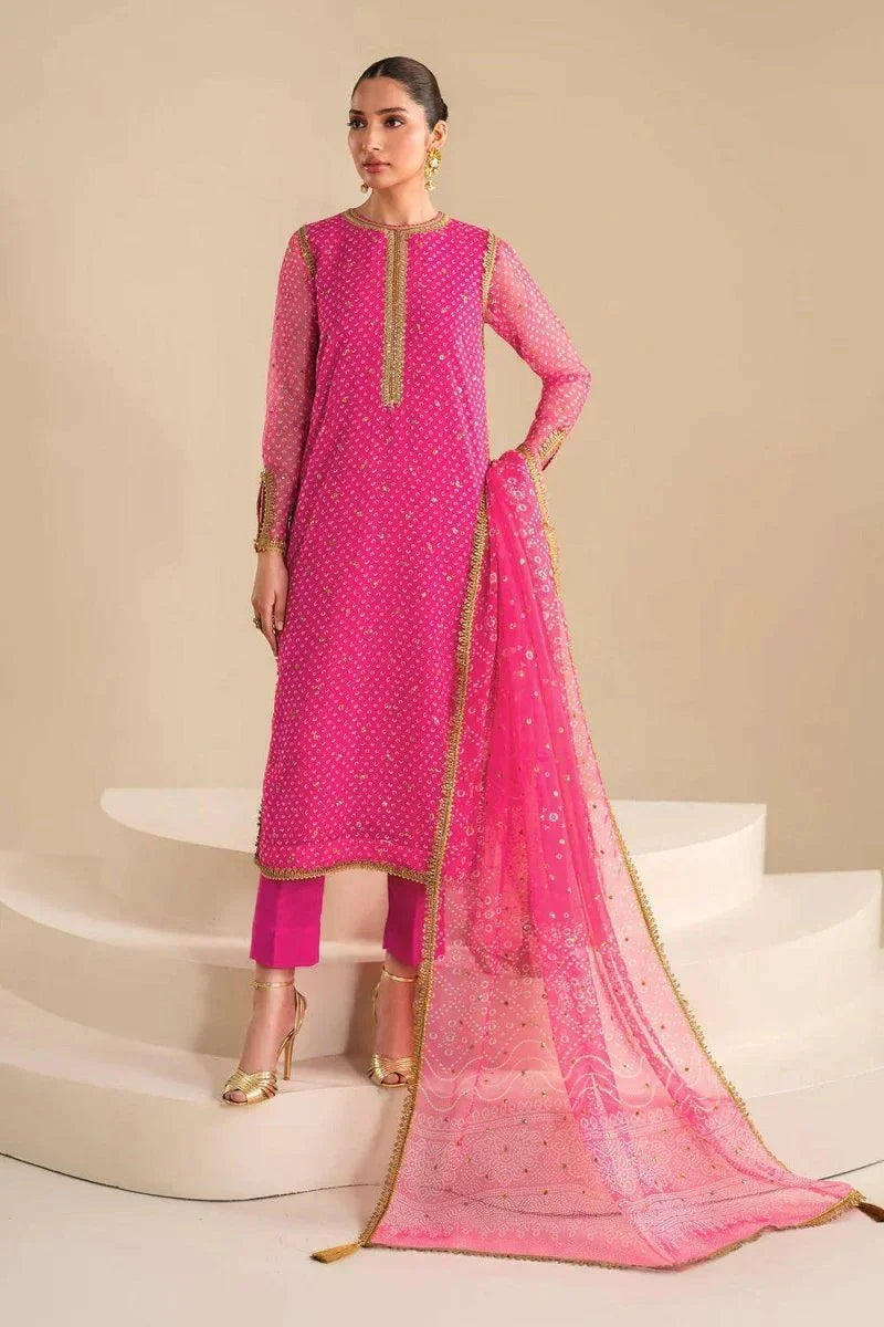 Baroque Elegant Swiss Lawn 3 Piece Unstitched SF - 626 - 3 Pieces Lawn - Zainabjees