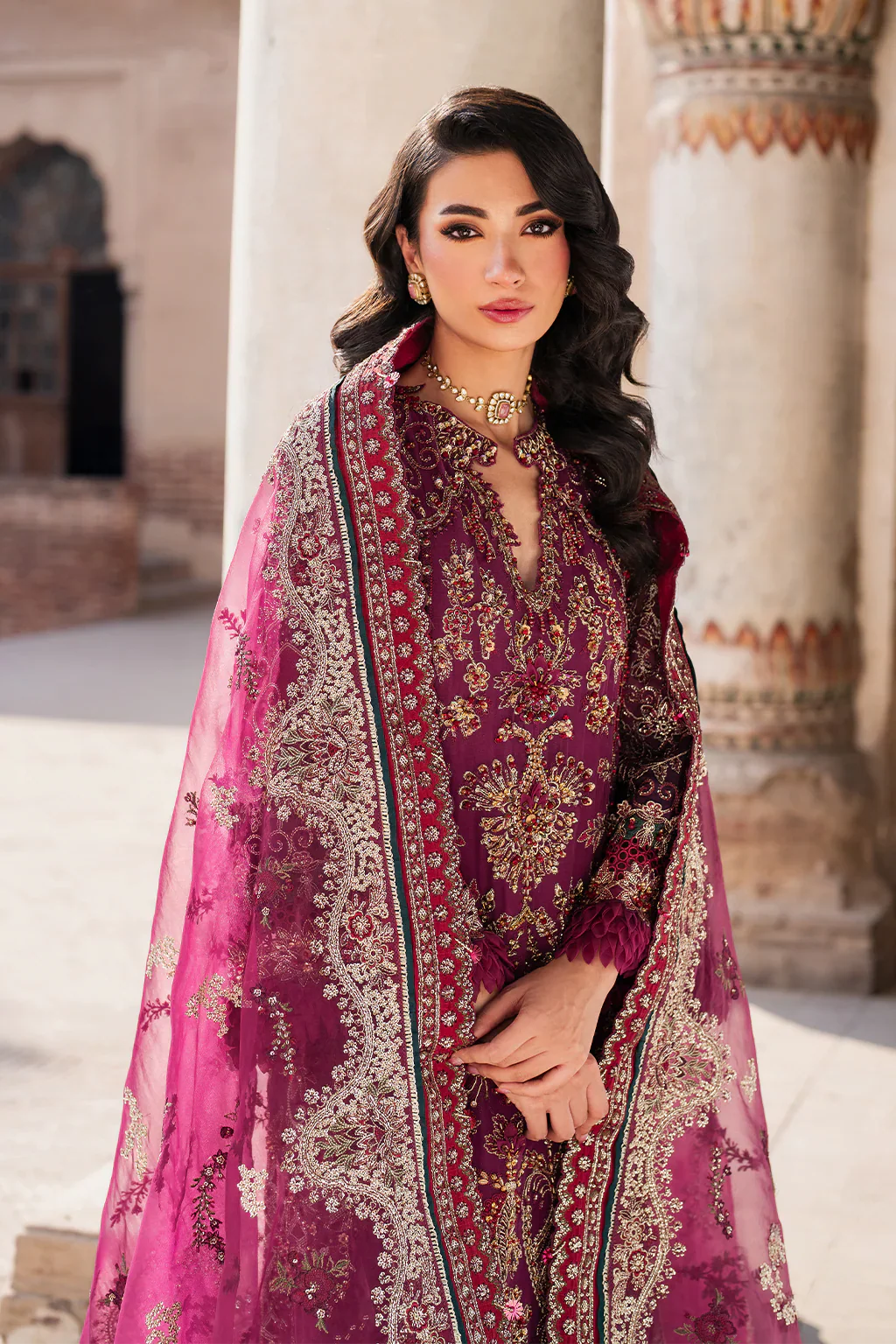 Iznik Luxury Organza Embroidered Collection ILC-04