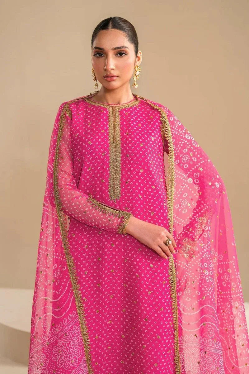 Baroque Elegant Swiss Lawn 3 Piece Unstitched SF - 626 - 3 Pieces Lawn - Zainabjees
