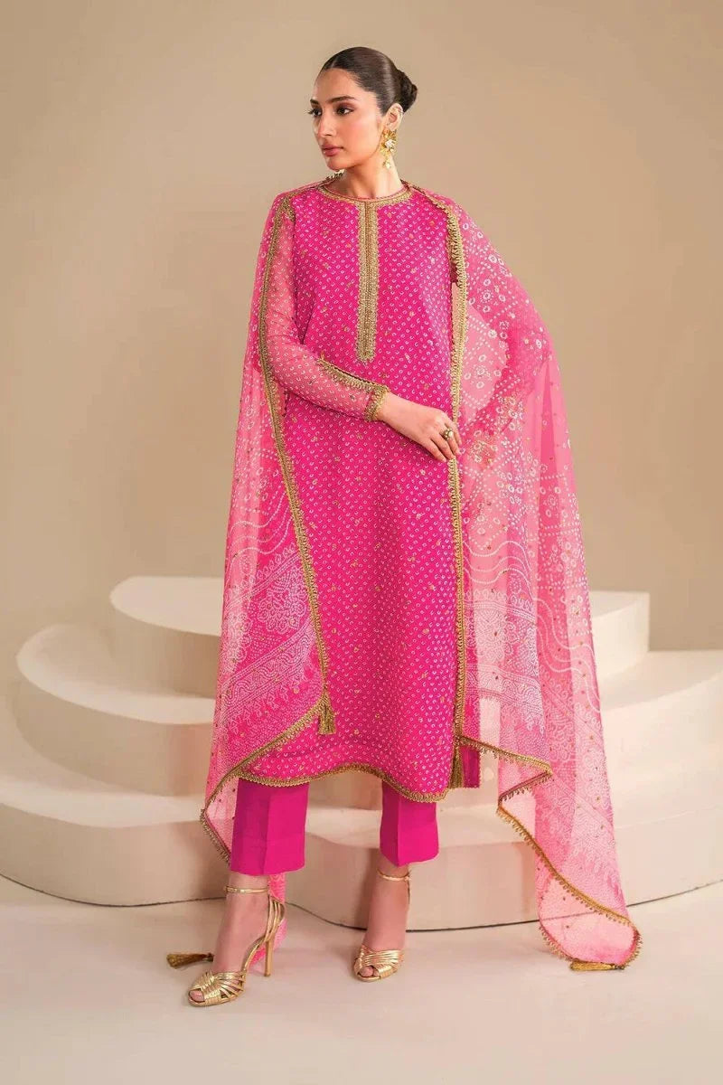 Baroque Elegant Swiss Lawn 3 Piece Unstitched SF - 626 - 3 Pieces Lawn - Zainabjees