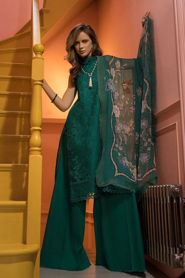 Sobia Nazir Vital Lawn Unstitched Eid Collection 2024 - 12B - 3 Pieces Lawn - Zainabjees