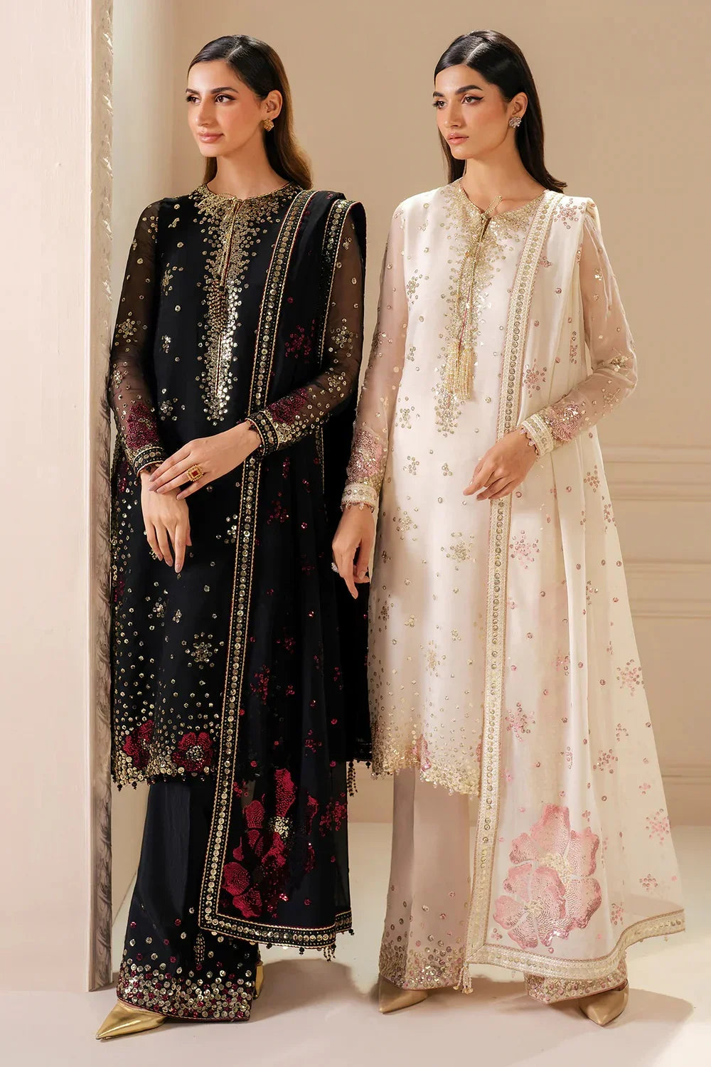 Jazmin Chiffon Embroidered Unstitched 3 Piece Uc-3069