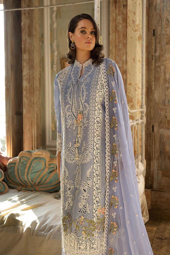 Sobia Nazir Luxury Lawn Chiken Kari Unstitched VITAL Embroidered Collection 1 - B - 3 Pieces Lawn - Zainabjees