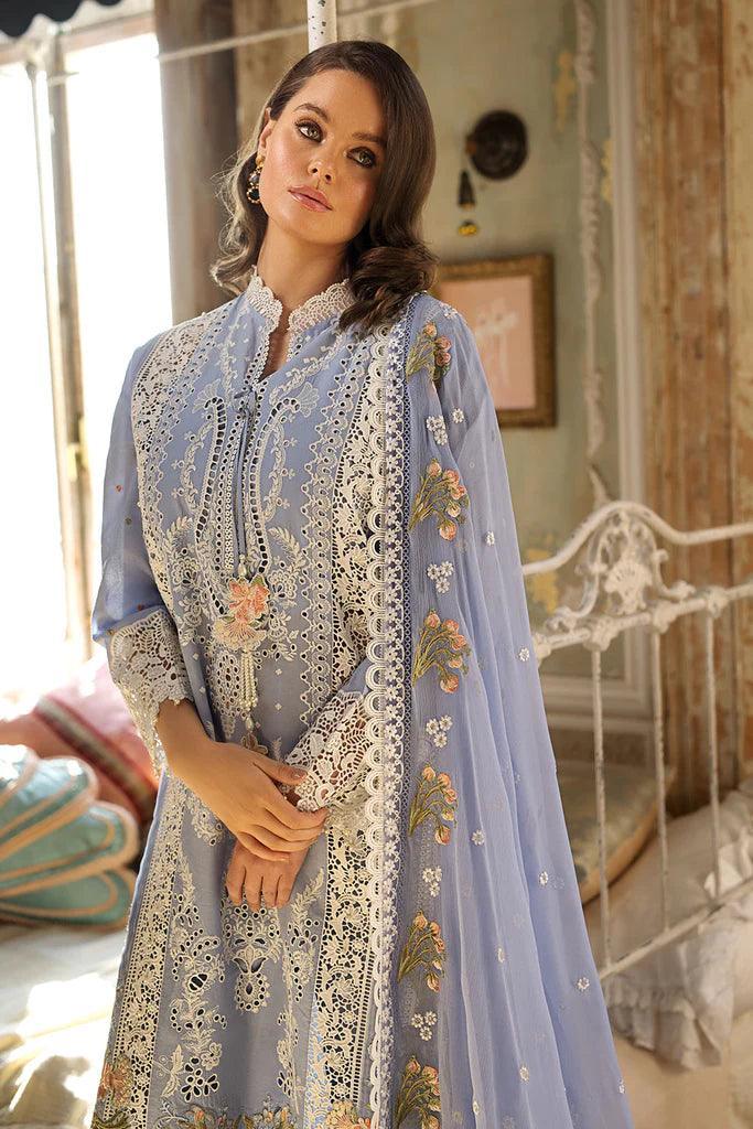 Sobia Nazir Luxury Lawn Chiken Kari Unstitched VITAL Embroidered Collection 1 - B - 3 Pieces Lawn - Zainabjees