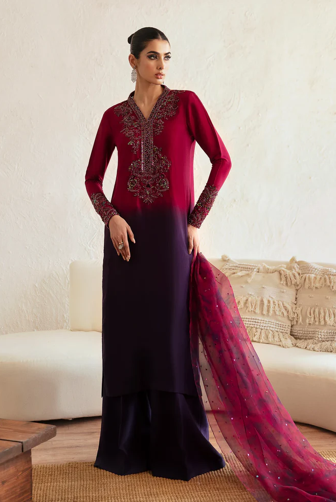 Kanwal Malik Luxury Hand Made Raw silk Collection AROHA
