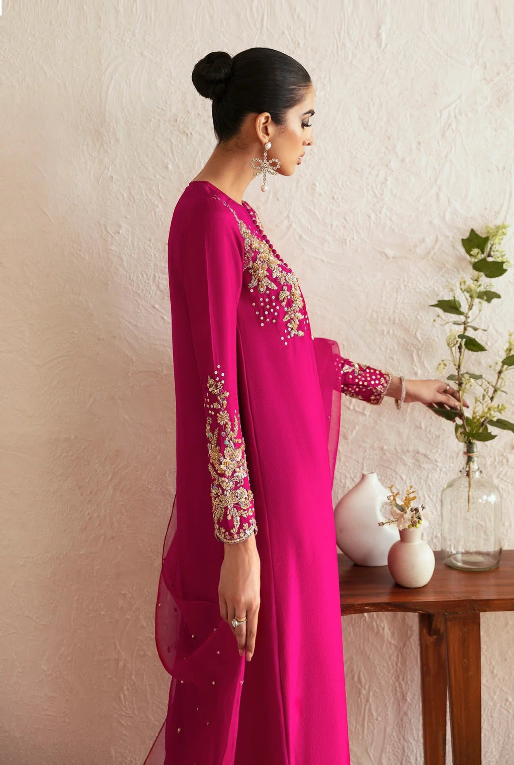 Kanwal Malik Luxury Raw Silk Unstitched 3 Piece - Myra