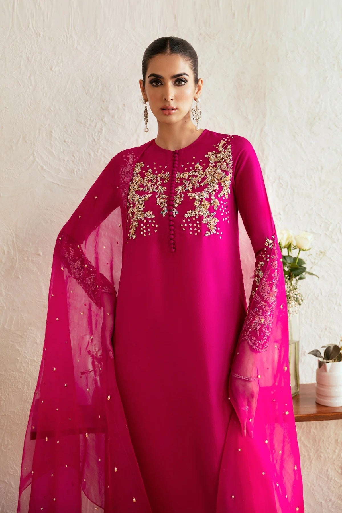 Kanwal Malik Luxury Raw Silk Unstitched 3 Piece - Myra