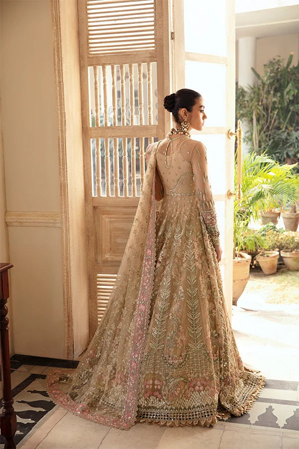 Soraya Luxury Net Embroidered Unstitched 3 Piece - Irina