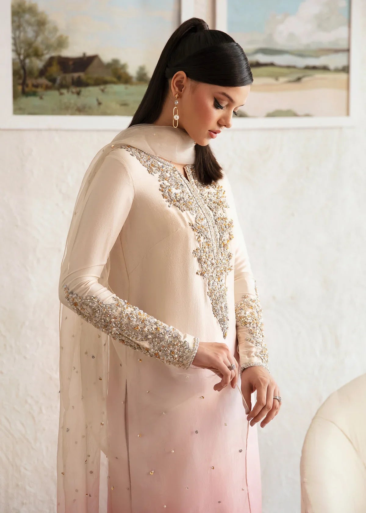 Kanwal Malik Luxury Raw Silk Unstitched Collection MAURA 05