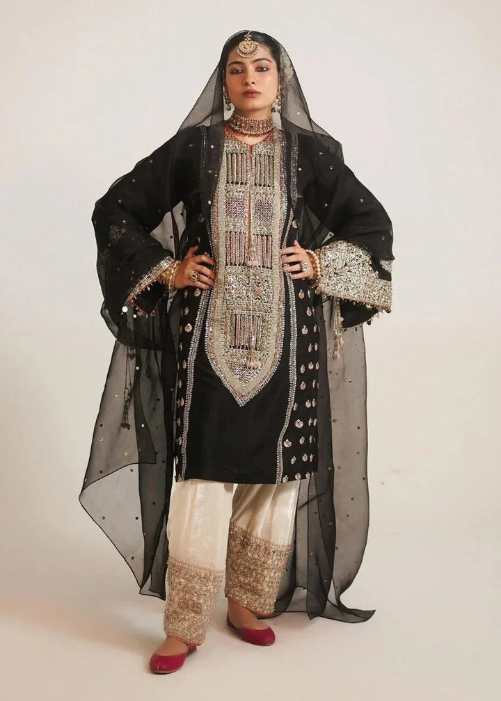 Hussain Rehar Raw Silk 3 Piece Unstitched ZEPHYR - 3 Pieces Raw Silk - Zainabjees