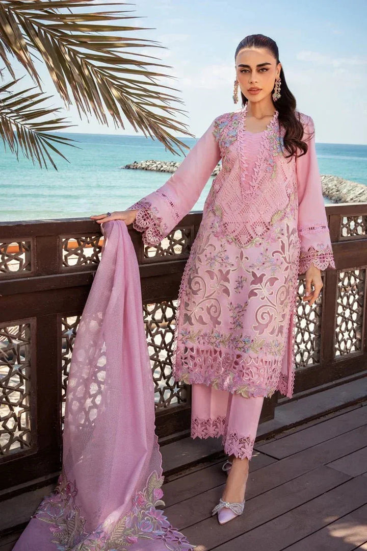 Rang Rasiya Elegant Lawn Embroidered 3 Piece Unstitched Suit Natalia - 3 Pieces Lawn - Zainabjees
