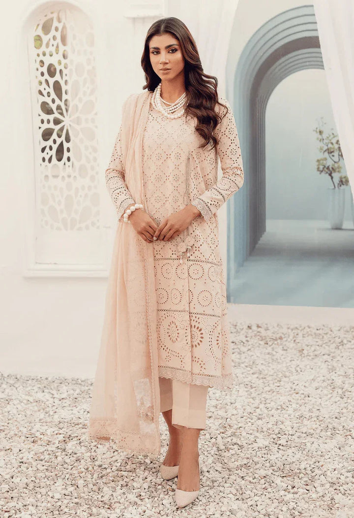 Sabeen Abbas Luxury Lawn Embroidered 3 Pc Chiken Kari Collection ELLIE - 3 Pieces Lawn - Zainabjees