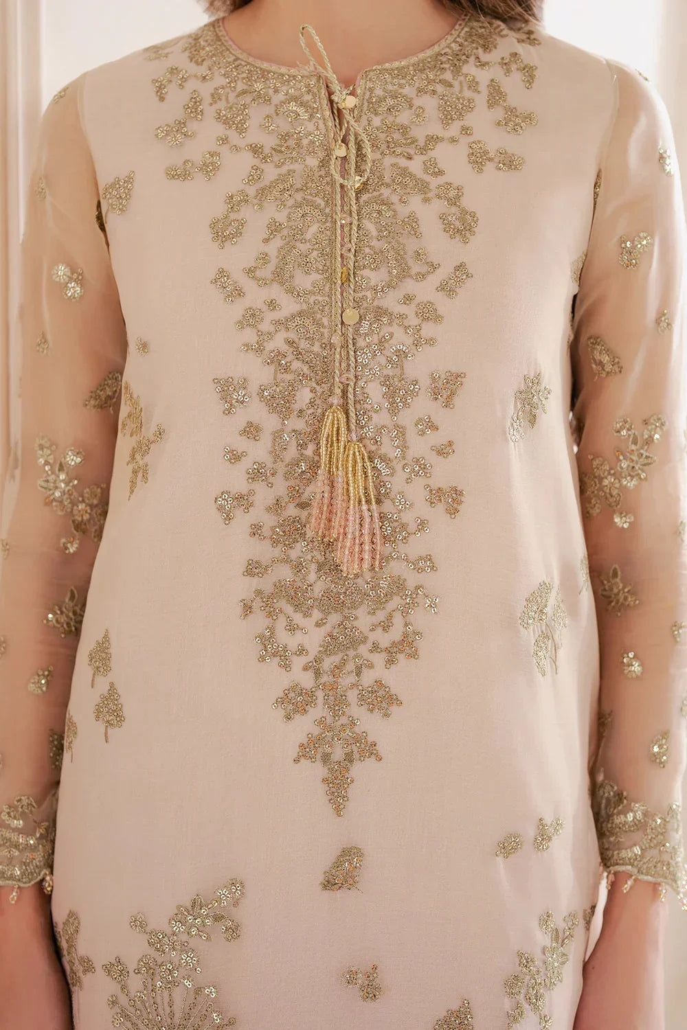 Jazmin Luxury Chiffon Embroidered Collection 3 Pc Unstitched Uc-3067