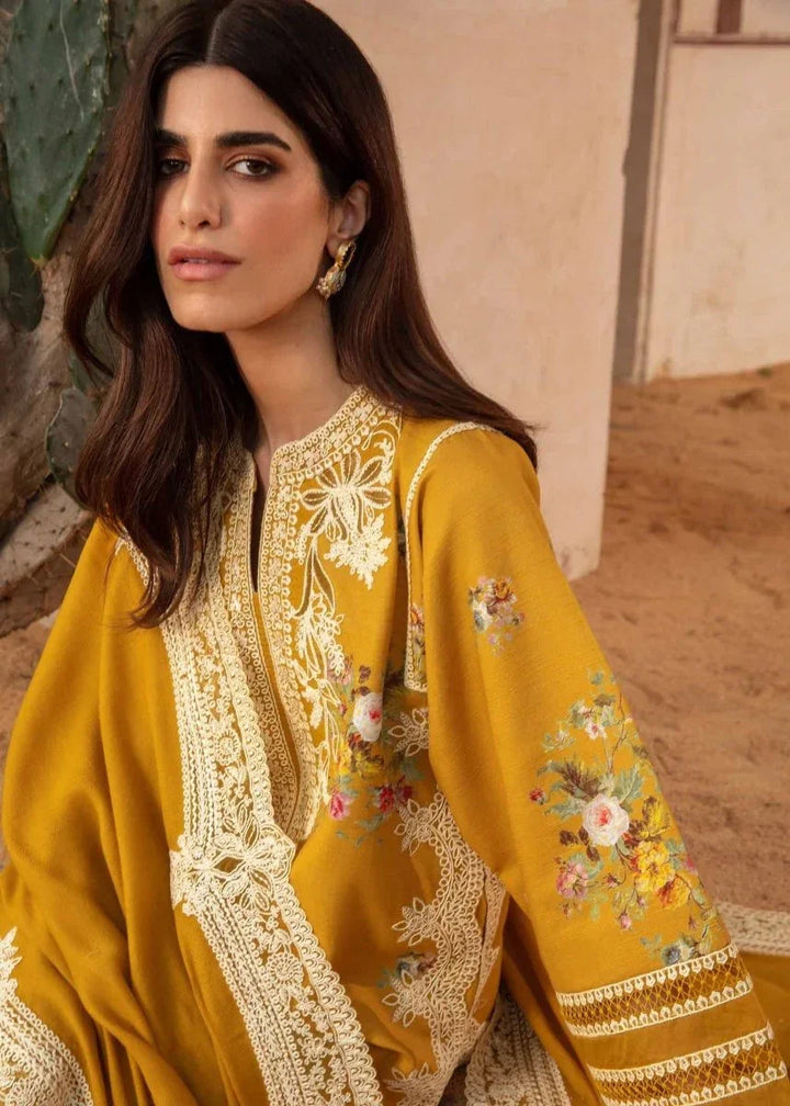 Crimson Luxury Lawn Embroidered Suits Unstitched Marori Tales - CRWP 2A - 3 Pieces Lawn - Zainabjees