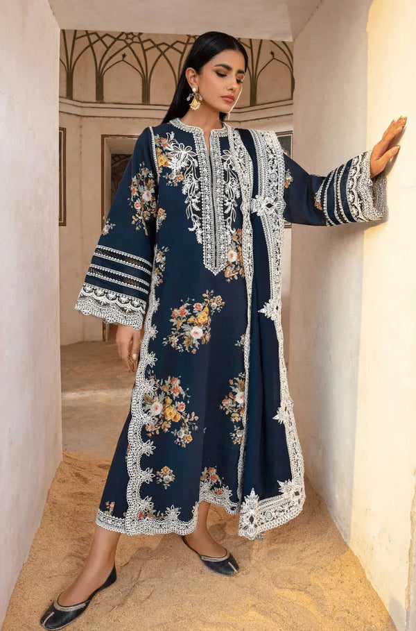 Crimson Luxury Lawn Embroidered Collection Unstitched Marori Tales - CRWP 2B - 3 Pieces Lawn - Zainabjees