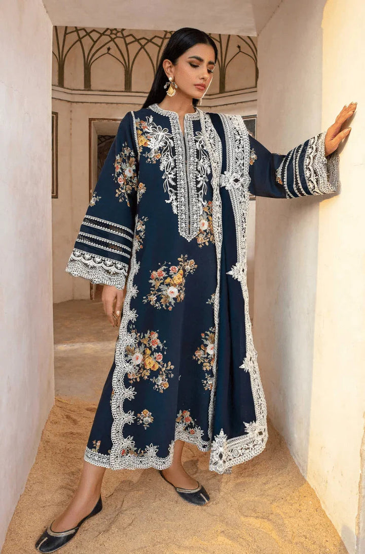 Crimson Luxury Lawn Embroidered Collection Unstitched Marori Tales - CRWP 2B - 3 Pieces Lawn - Zainabjees