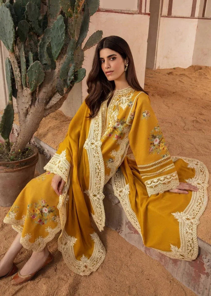 Crimson Luxury Lawn Embroidered Suits Unstitched Marori Tales - CRWP 2A - 3 Pieces Lawn - Zainabjees