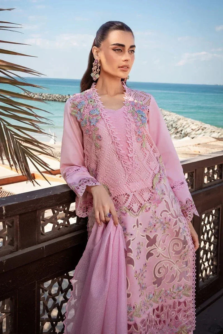 Rang Rasiya Elegant Lawn Embroidered 3 Piece Unstitched Suit Natalia - 3 Pieces Lawn - Zainabjees