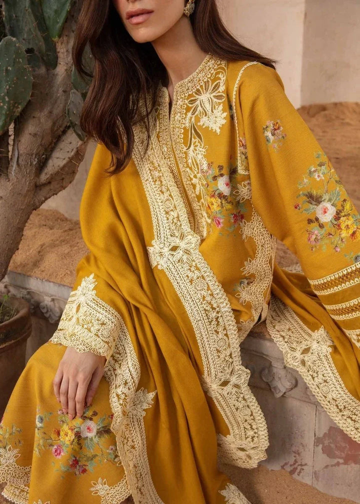 Crimson Luxury Lawn Embroidered Suits Unstitched Marori Tales - CRWP 2A - 3 Pieces Lawn - Zainabjees